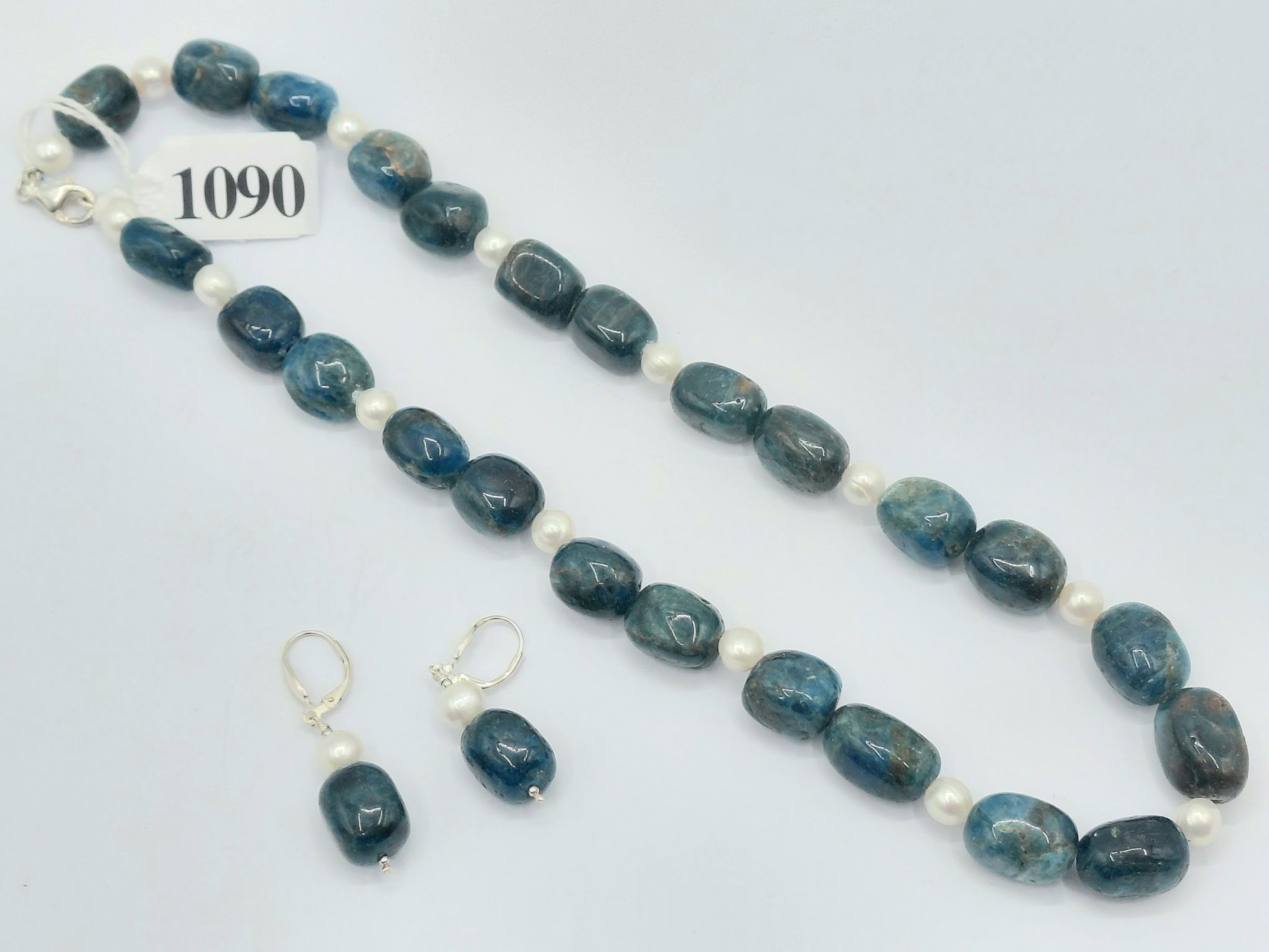 925 Sterling Silver Necklace And Earrings