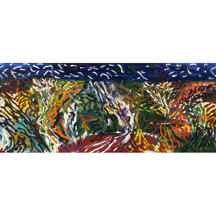 Jeffrey Harris 'Landscape - Homage to Van Gogh XIX'