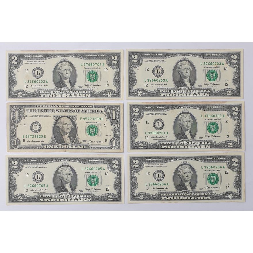 US Notes (x6)