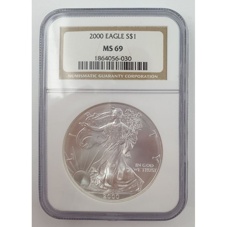 US 1oz. Silver Eagle $1 Coin - MS69