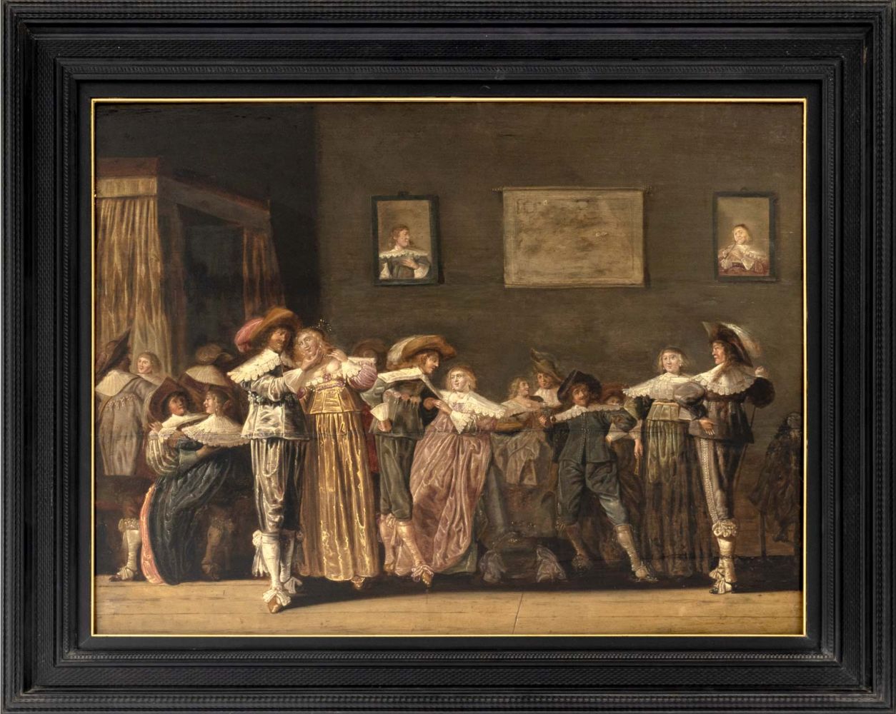 Circle of Dirck Hals Ballroom Scene Oil, ca. 1640 | Auctions at