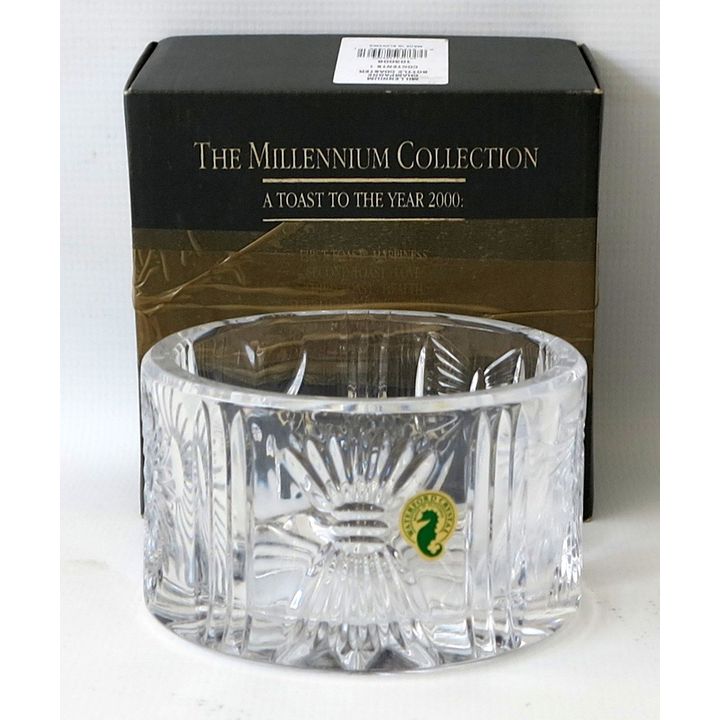 BOXED WATERFORD CRYSTAL BOTTLE COASTER