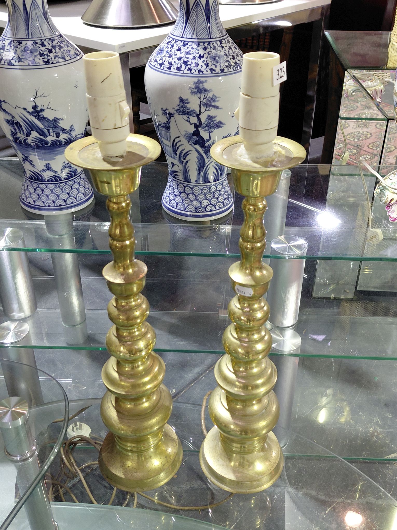 323 · BRASS LAMP BASES