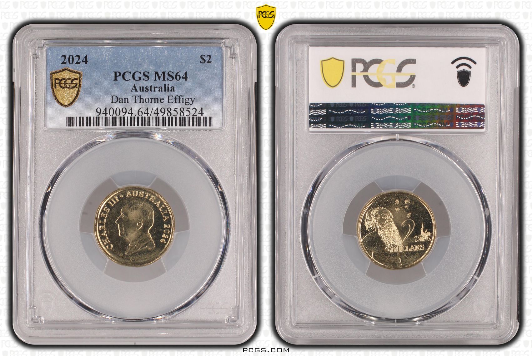Dan Thorne Effigy , Two Dollar, 2024, PCGS MS64