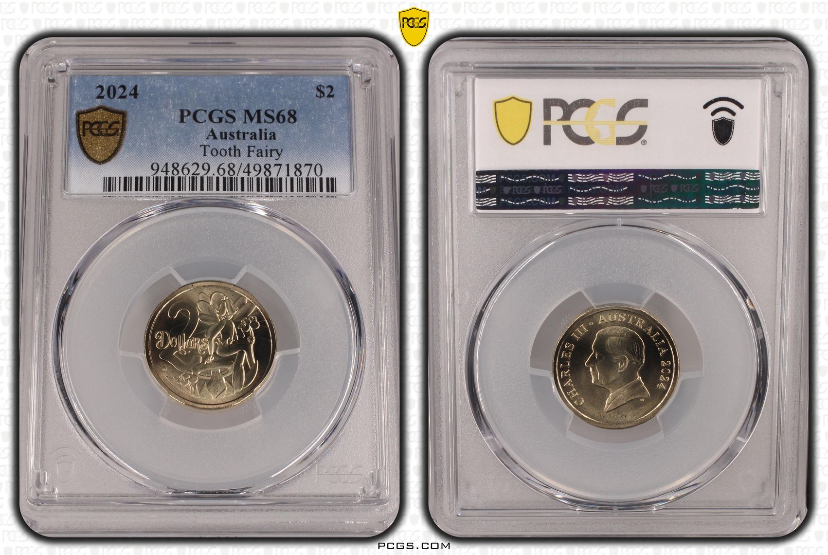Tooth Fairy, Two Dollar, 2024, PCGS MS68