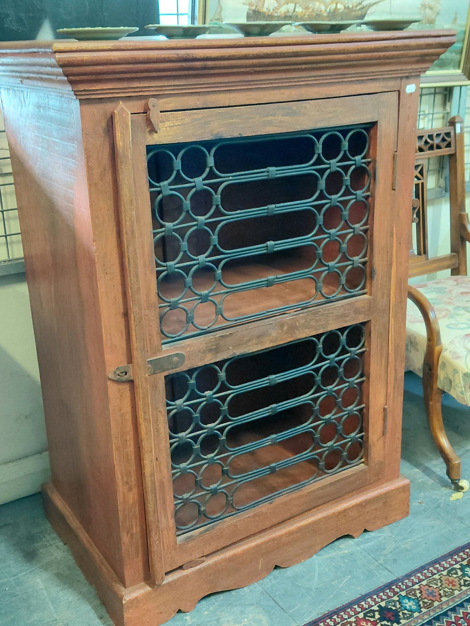 18 · RUSTIC TIMBER CABINET