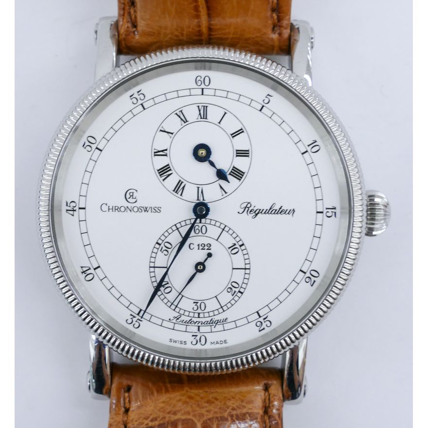 Men's Chronoswiss Regulateur Stainless Wristwatch