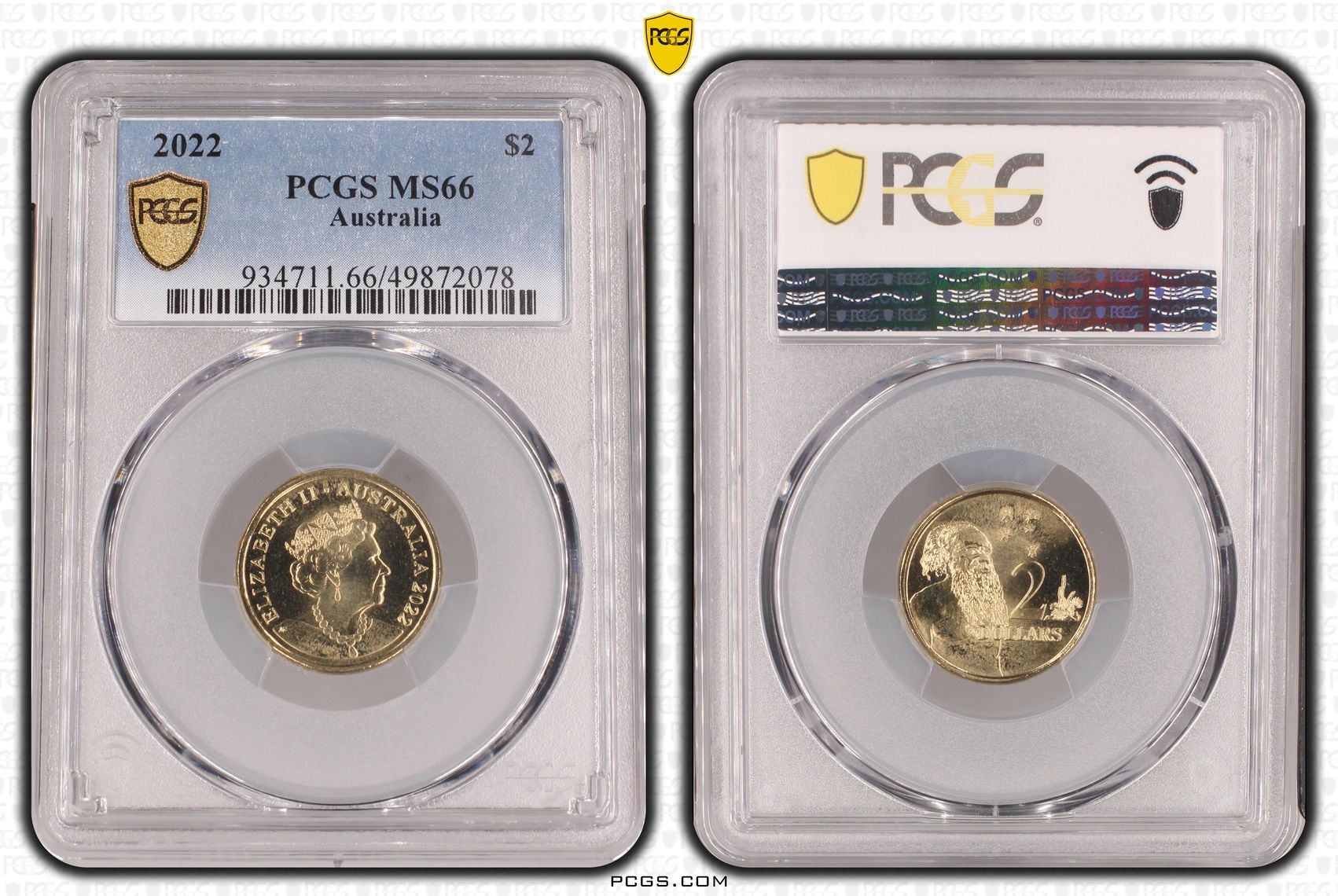 Two Dollar, 2022, PCGS MS66