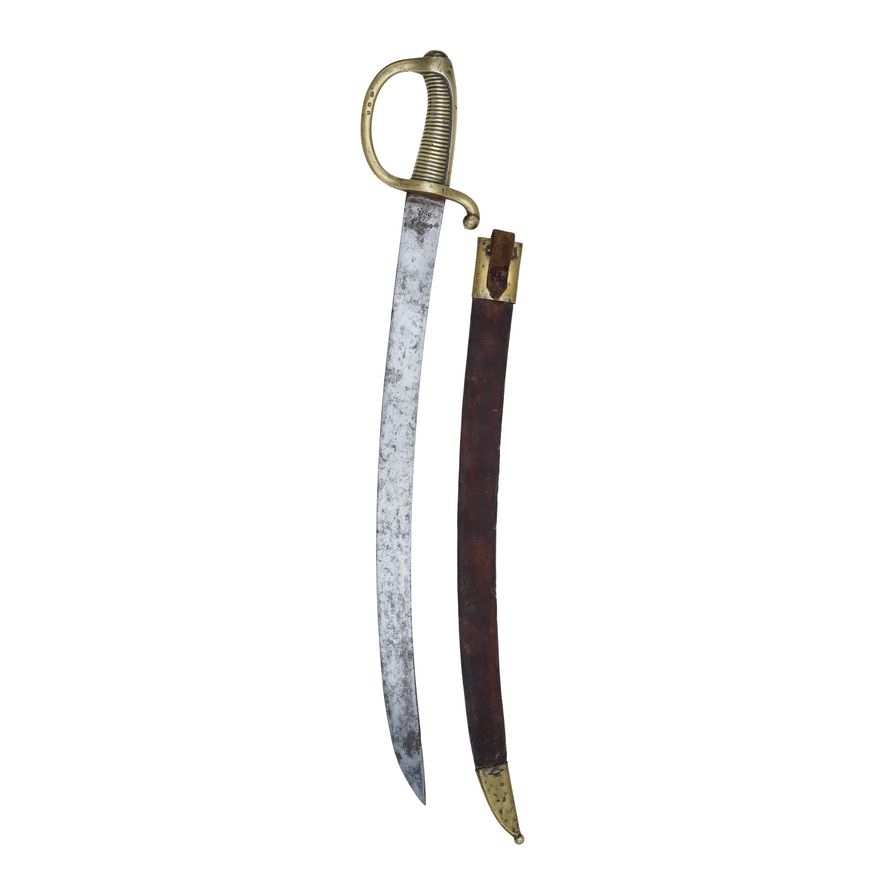 Tasak szeregowych piechoty, tzw. „briquet”, Francja, pocz. XIX w.