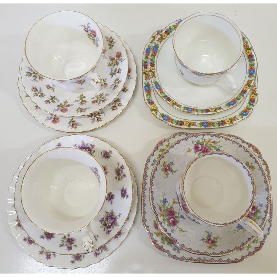 Royal Albert Trios (x4)