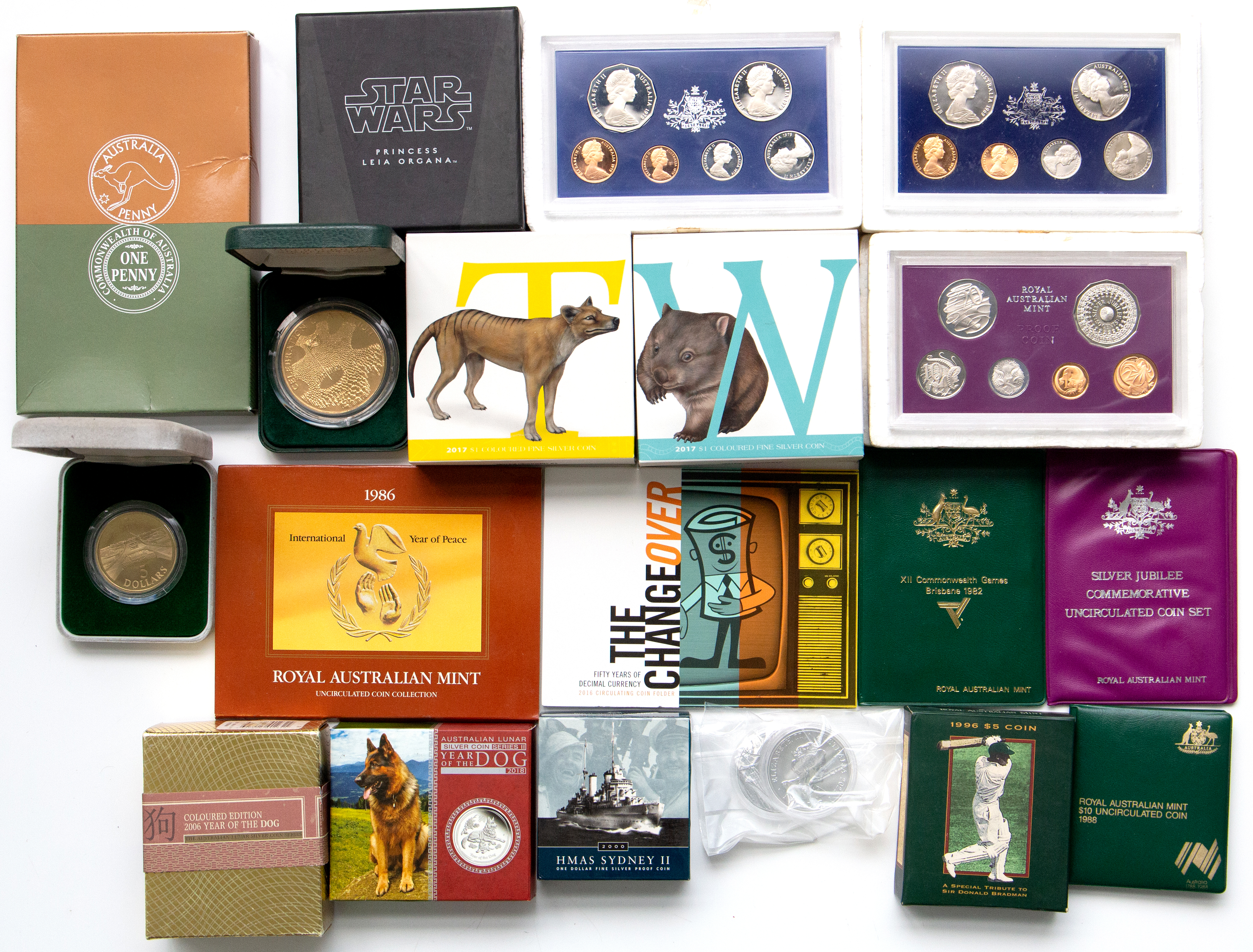 Elizabeth II, Proof Sets, 1969 - 1979, aFDC