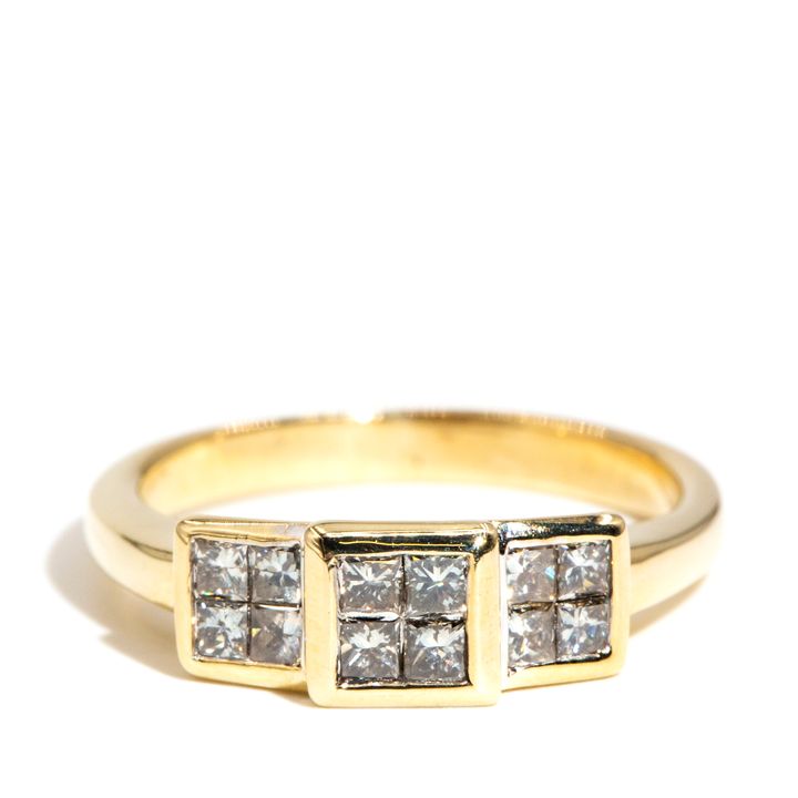 Half Carat Diamond Ring 9ct Gold,