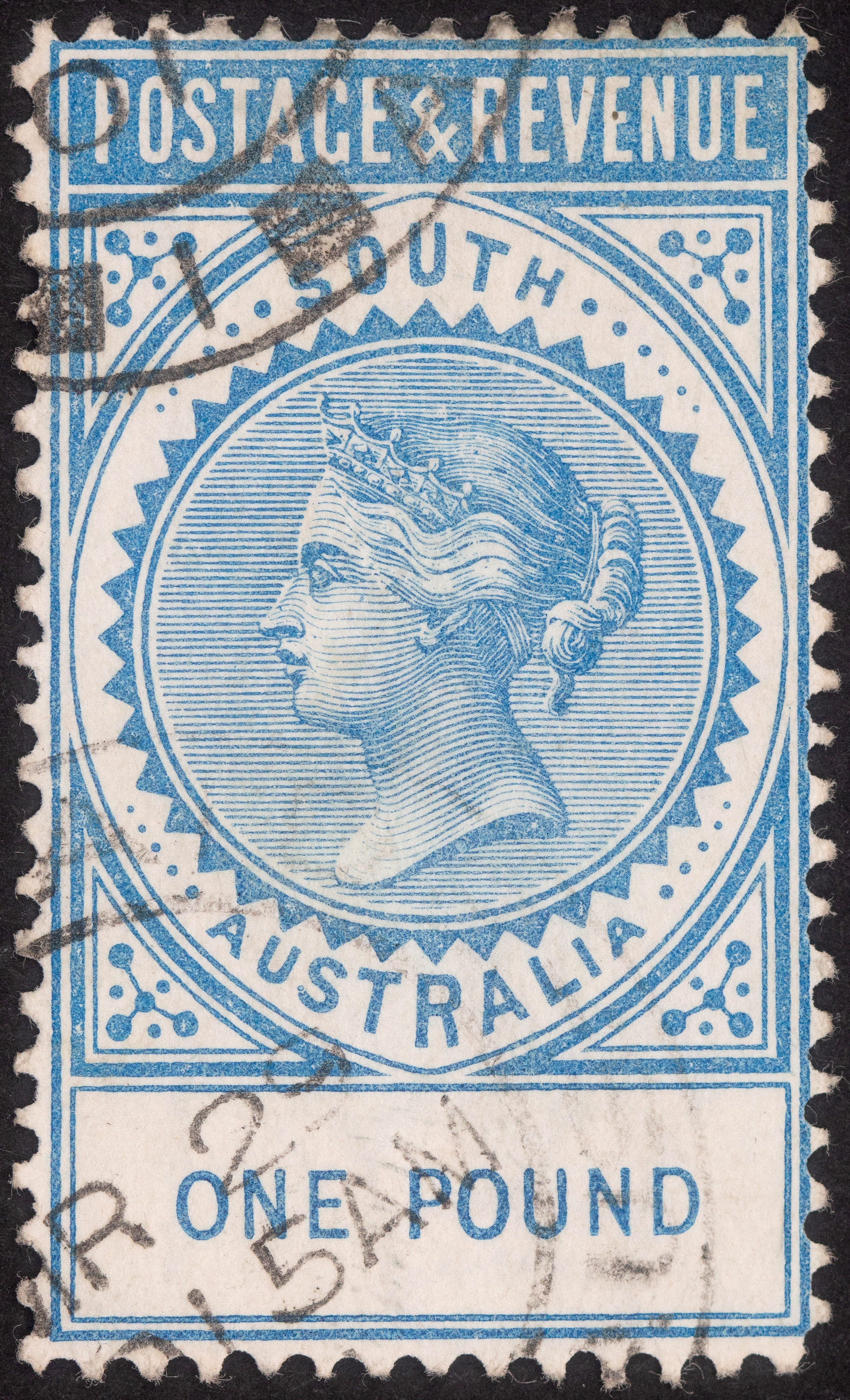One Pound, Blue, 1886, FU