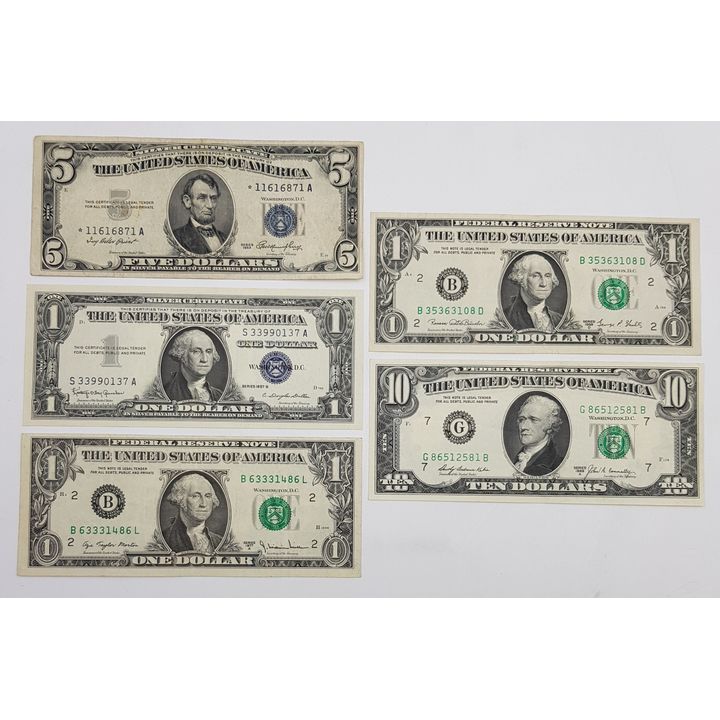 US Banknotes (x4)