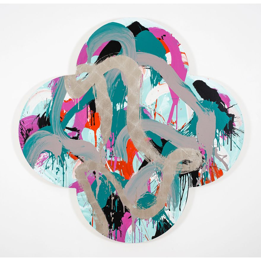 Max Gimblett 'Silver Cascade'