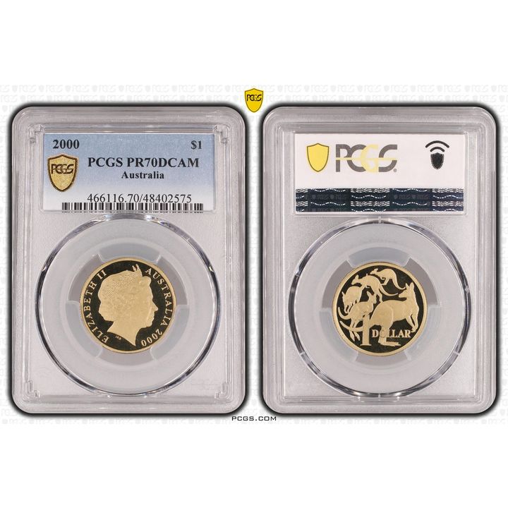 Elizabeth II, One Dollar, 2000, PCGS PR70DCAM