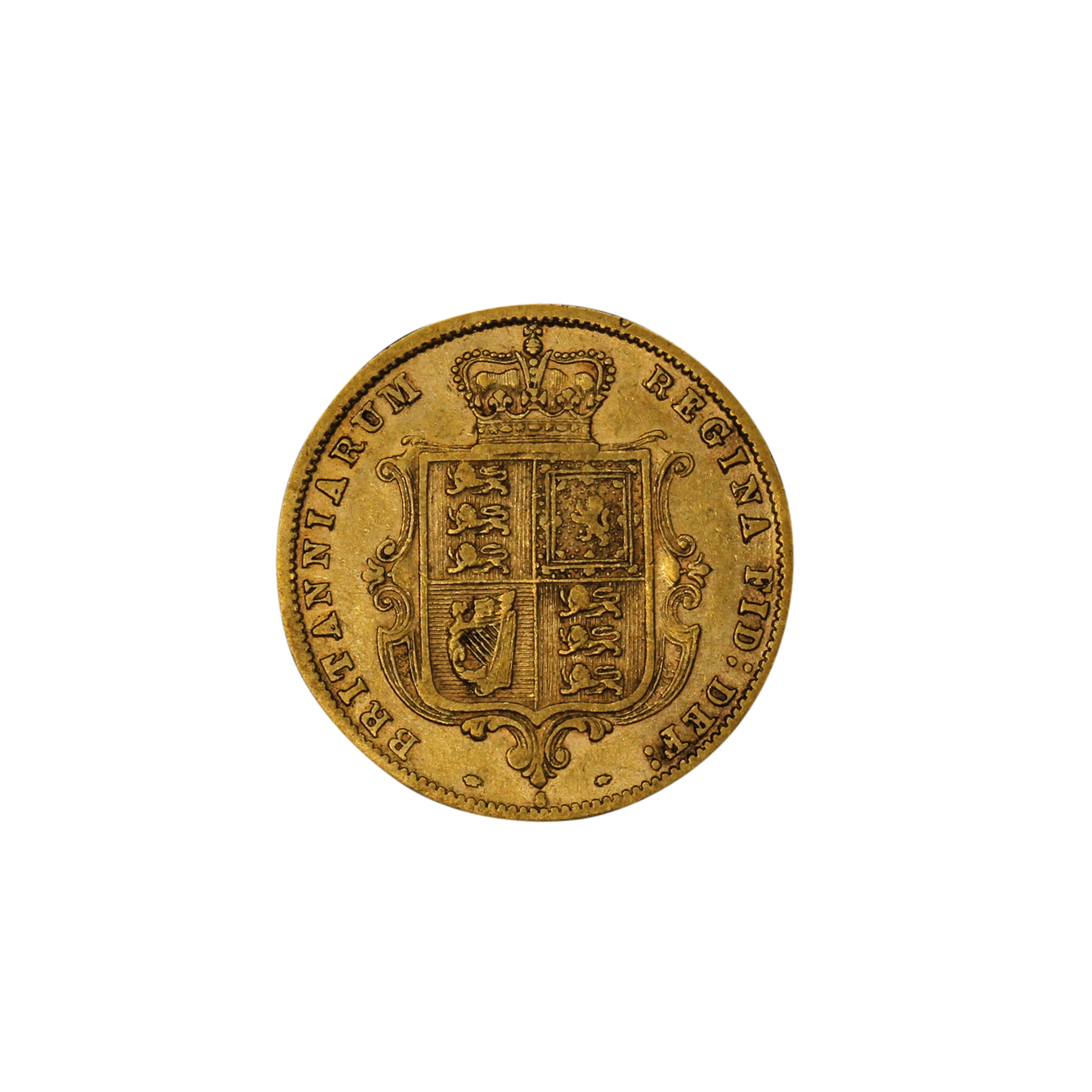 1180. · Victoria, Half Sovereign, 1879-S, gVF