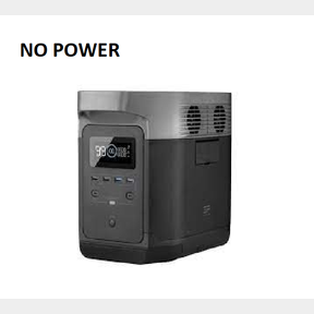EcoFlow DELTA 1260Wh Portable Power Station (NO POWER)- Black - Black | PK 51672/9 B6 (S5)/