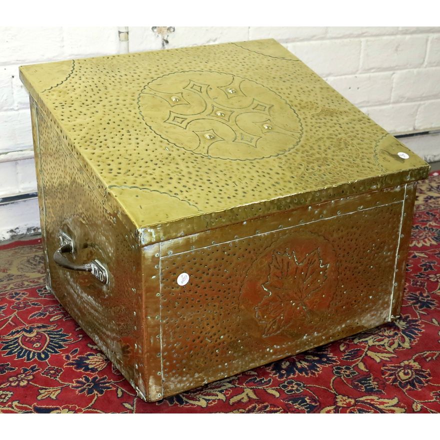 BRASS COAL BIN