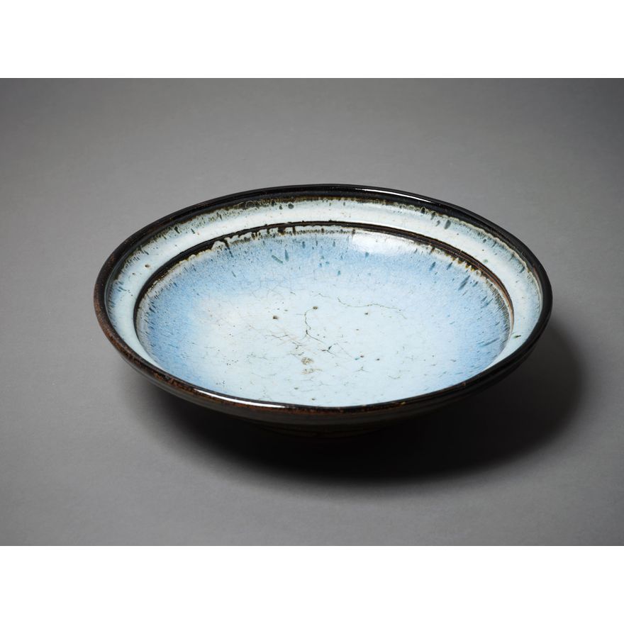 Len Castle - Large pale jun glazed bowl