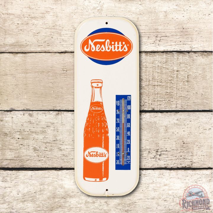 Nesbitt's w/ Bottle Metal Thermometer TAC 9.75