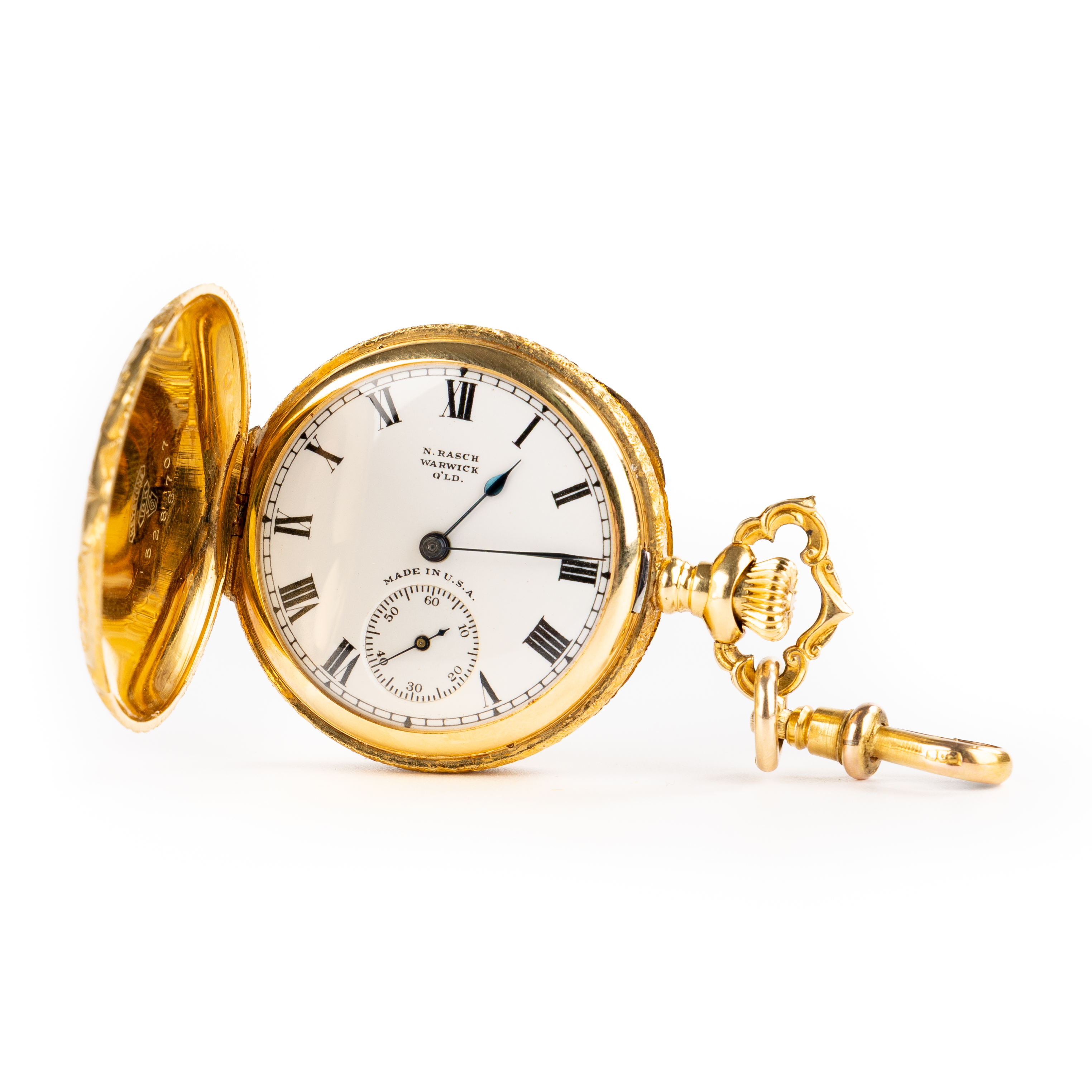 N. Rasch Warwick, QLD Ladies Full Hunter Pocket Watch