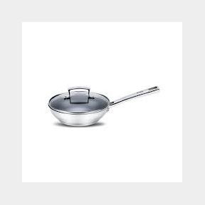 FIG Stainless Steel Non-stick Frying Pan with Glass Lid-20cm | SJ 51679/3929 B8 (S2)