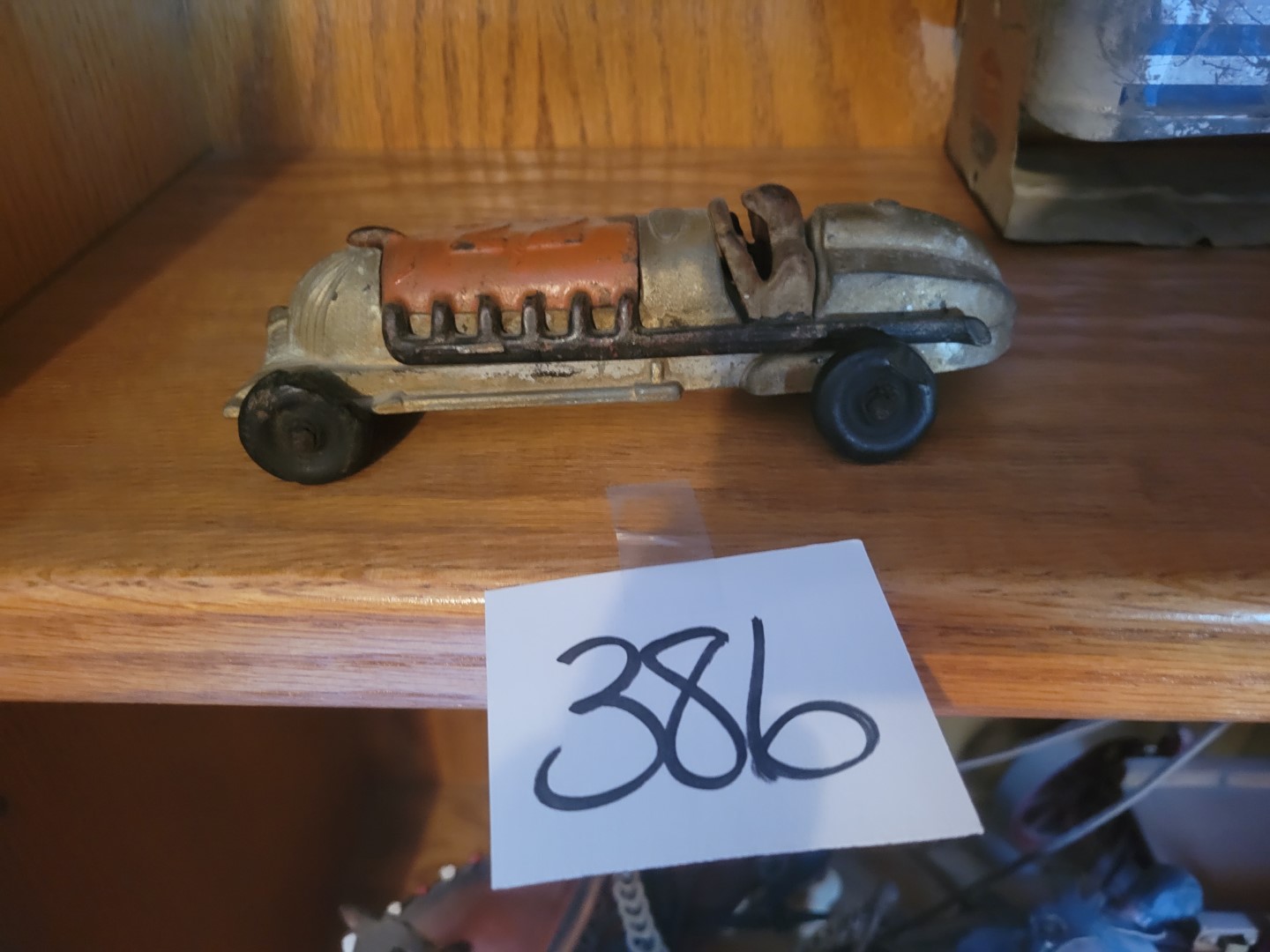 Antique Cast Iron Racecar | Midwest Auctions, LLC