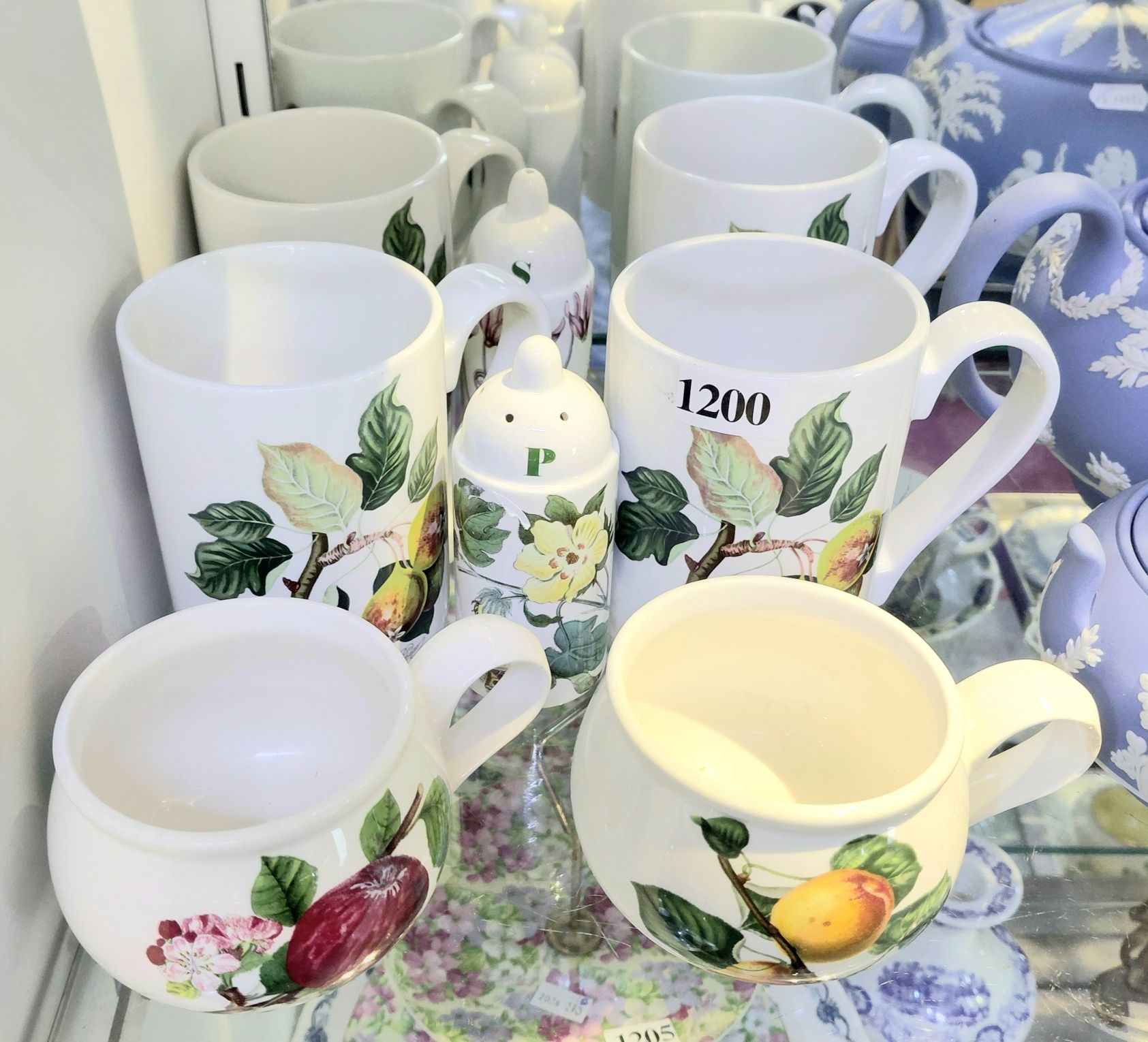 3 Portmeirion Botanical Mugs