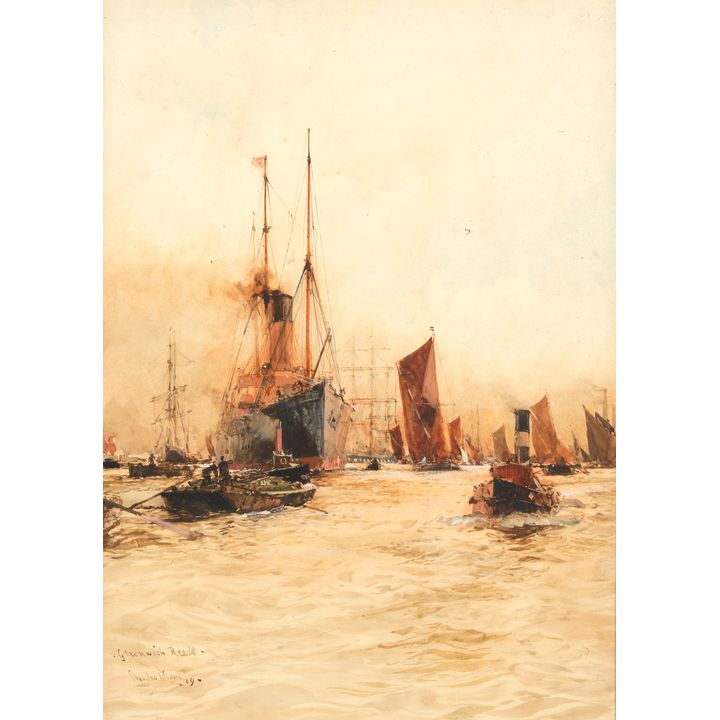 Charles Dixon 'Greenwich Reach'