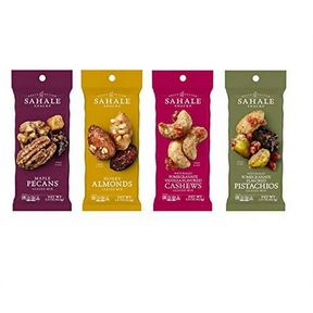 1.5 OZ SAHALE SNACKS GLAZED NUT MIX VARIETY PACK, 1.5 OUNCES (PACK OF 12)