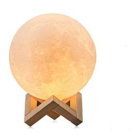 LED Colour Changing Moon Night Light Lamp - Large -