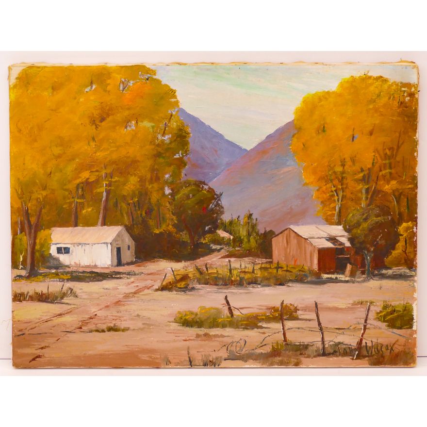 John Wilcox California Landscape Oil Unframed- 18x24''