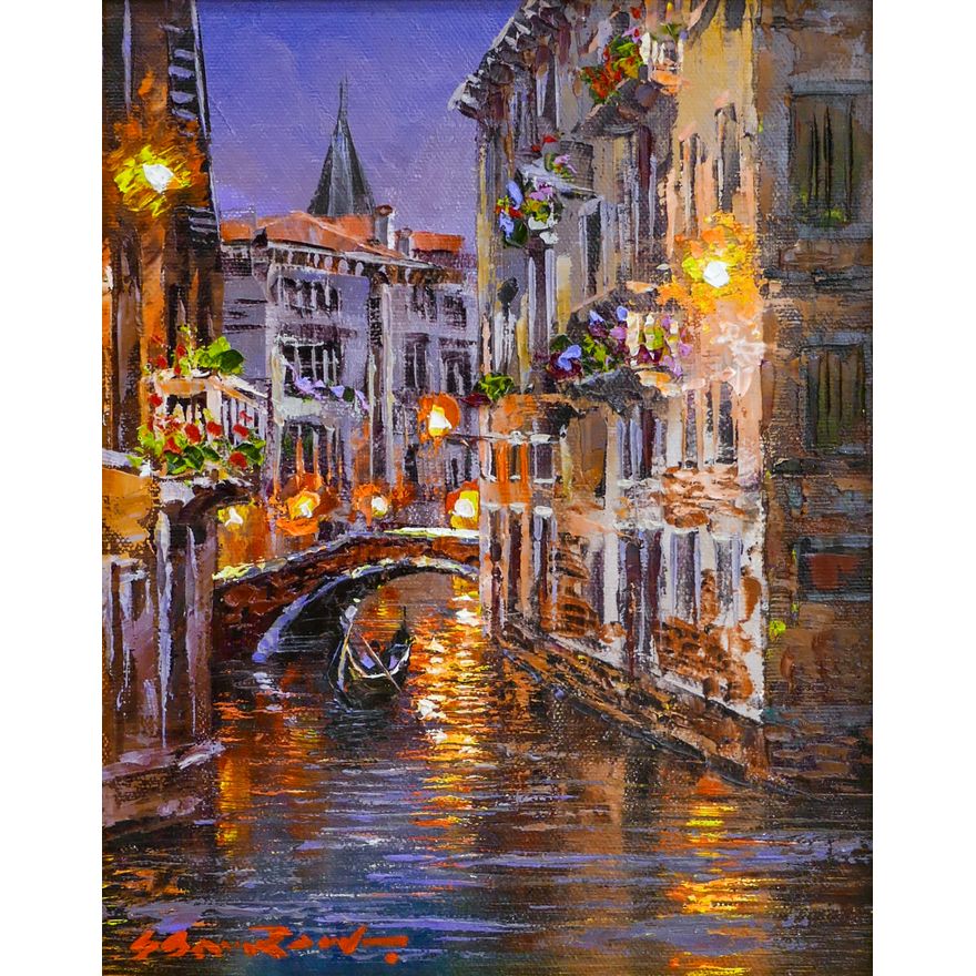 Sam Park ''Venice'' Oil on Canvas