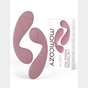 MOMCOZY HANDS-FREE LACTATION MASSAGER, ENHANCED HEAT & VIBRATION AREA FOR IMPROVED MILK FLOW, SOFT WARMING BREAST MASSAGER FOR EFF
