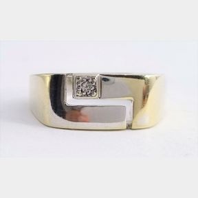 1 ROUND DIAMOND IN WHITE GOLD RING - 51543/136