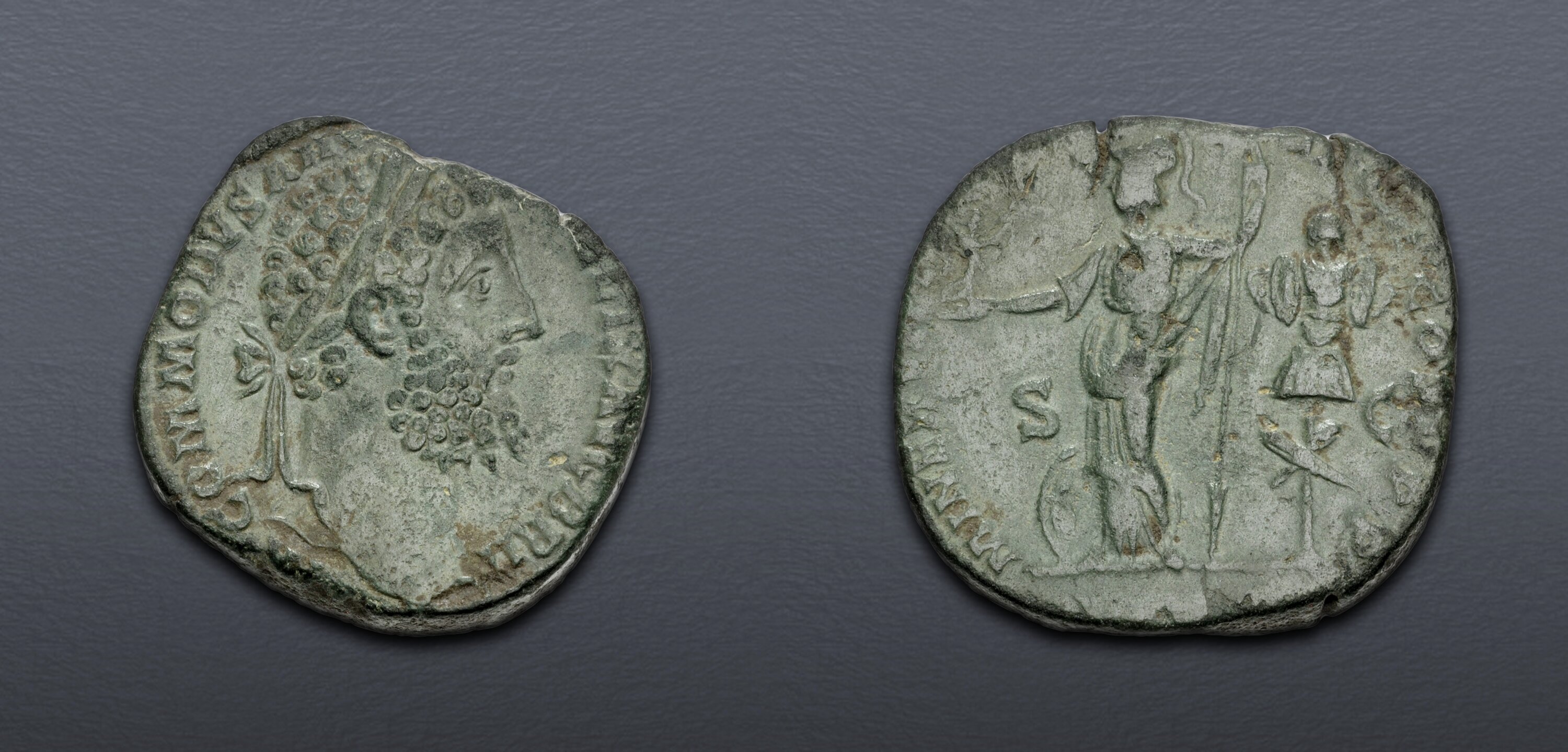 Commodus. AD 177-192. Æ Sestertius (28mm, 20.81 g, 10h). Rome mint ...