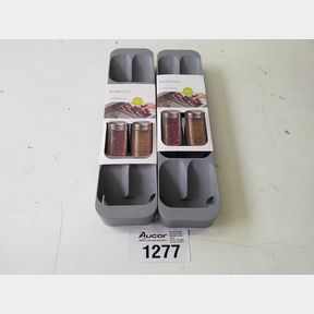 2 x KITCHEN CUTLERY STORAGE TRAY KITCHEN ORGANIZER SPOON FORK STORAGE