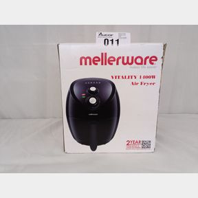 MELLERWARE - 2-6 LITRE 1400W VITALITY AIR FRYER - BLACK