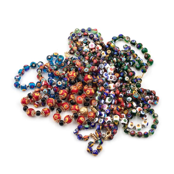 Mix Lot of Venetian Glass Bead Jewellery