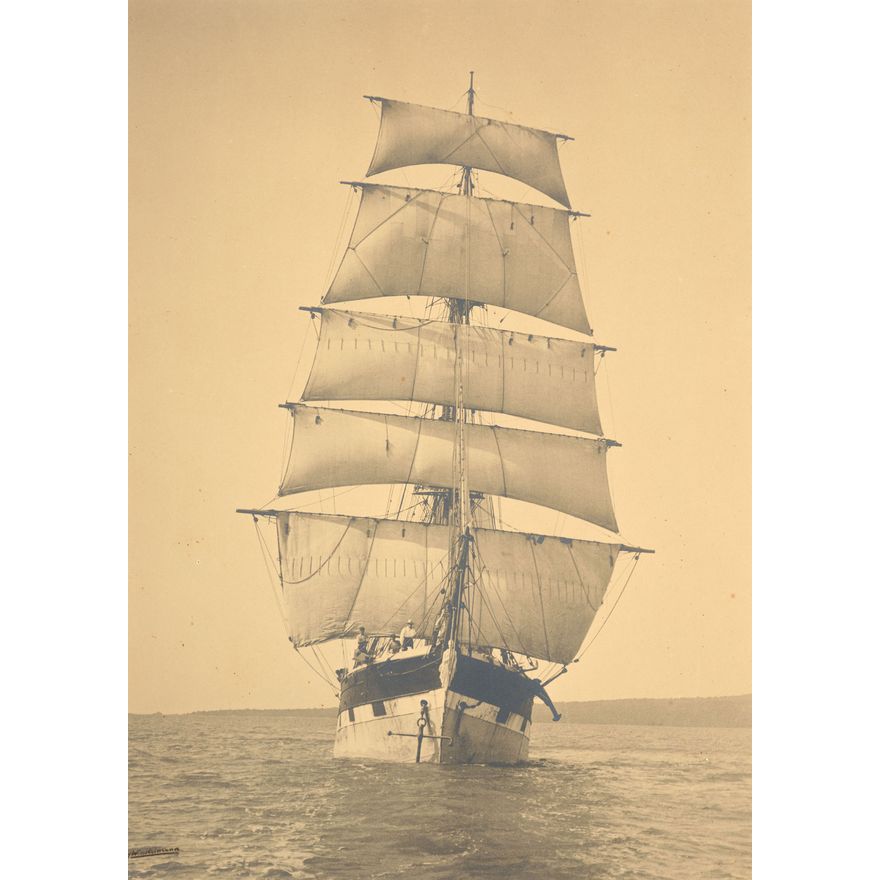 Henry Winkelmann 'Unknown Vessel on Hauraki Gulf'