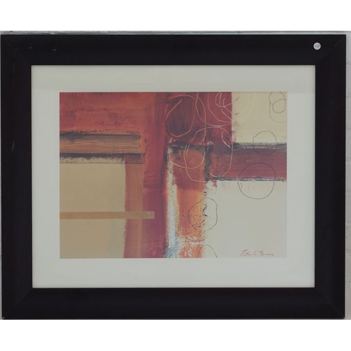 FRAMED MIXED MEDIA ON BOARD