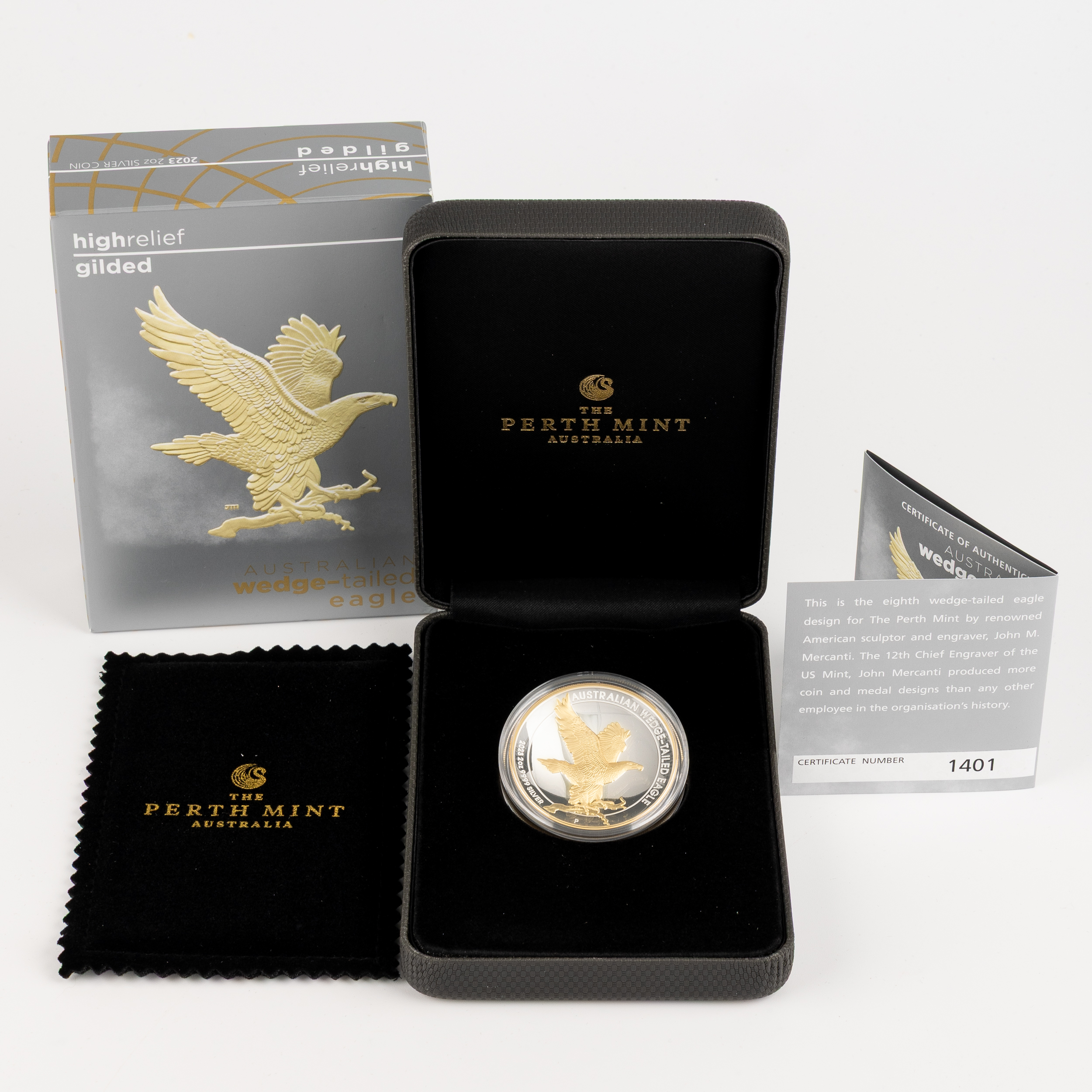 Elizabeth II, Perth Mint - Wedge-tailed Eagle, Two Dollars, 2023, FDC