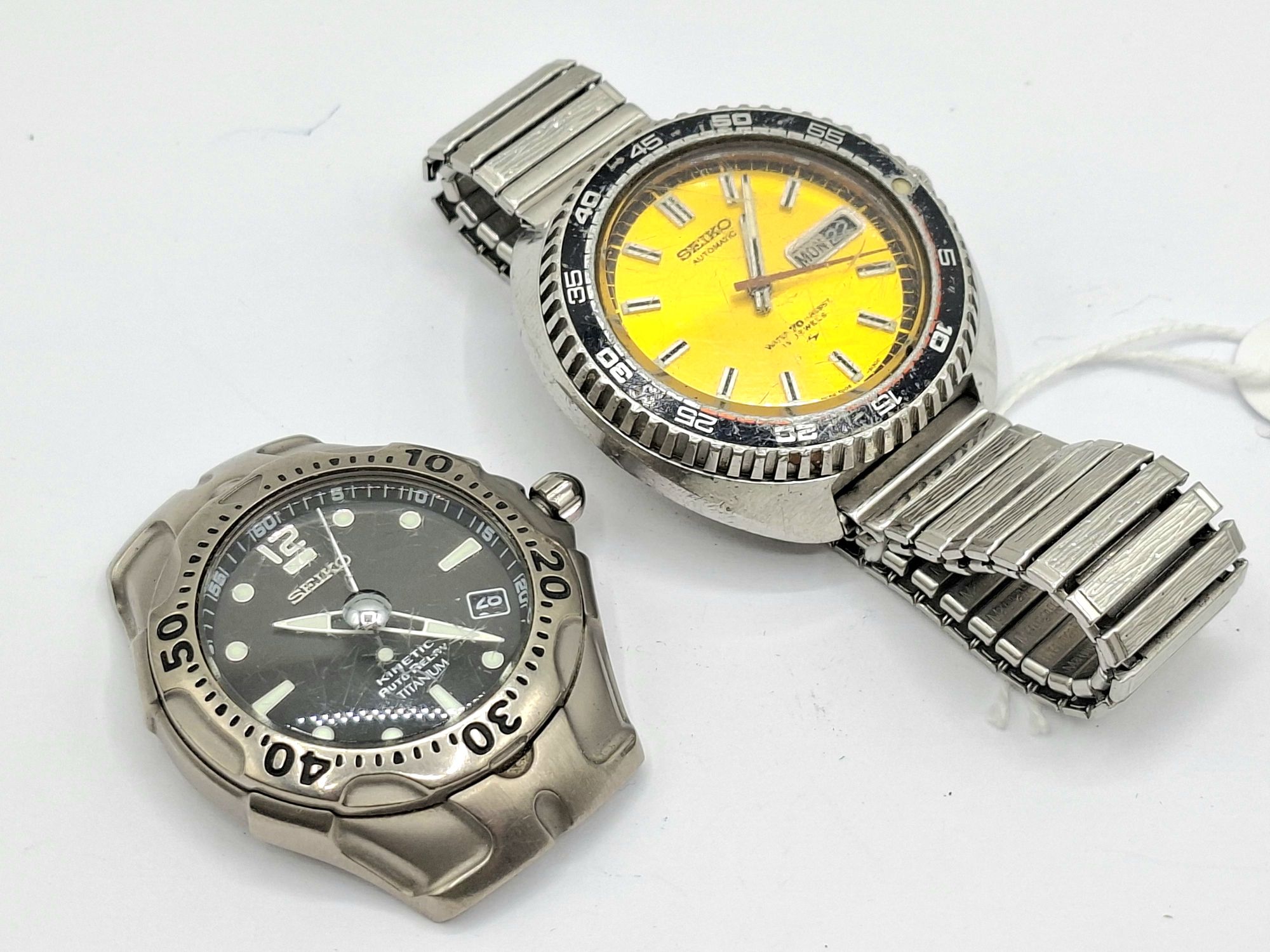 1014 · TWO SEIKO DIVERS WATCHES