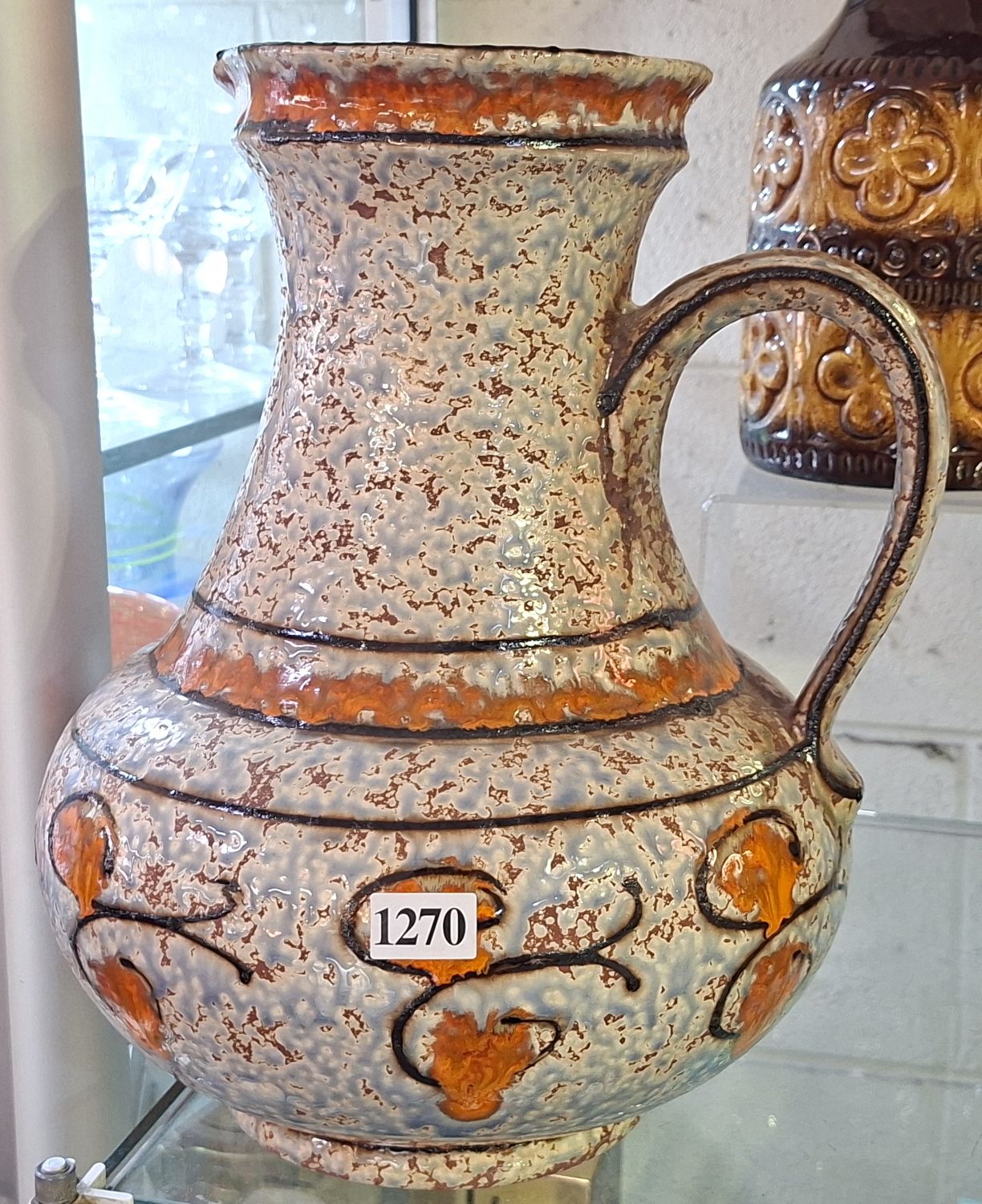 German Pottery Glazed Jug