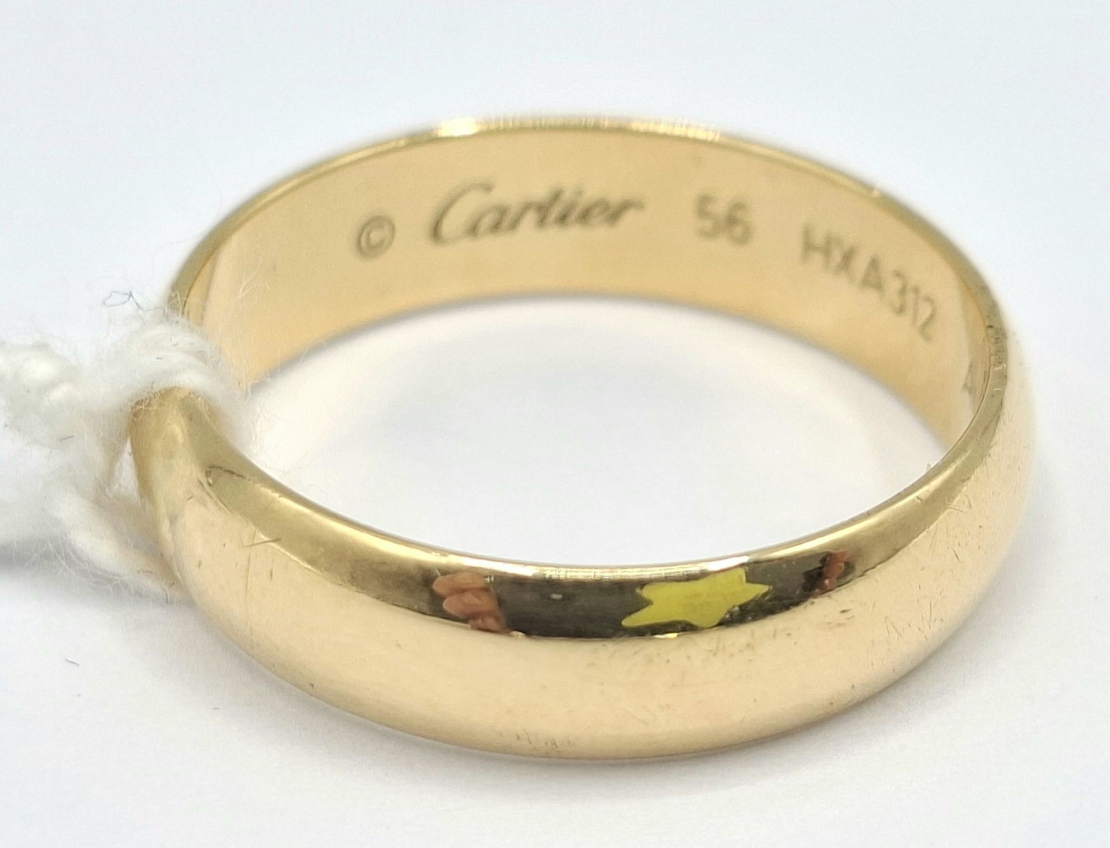 CARTIER 18CT GOLD WEDDING BAND
