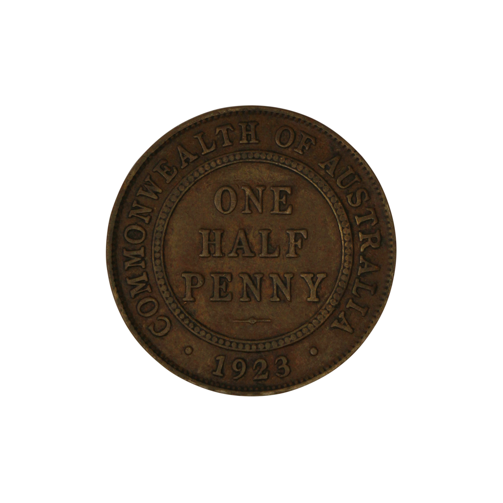 George V, Halfpenny, 1923, gFine
