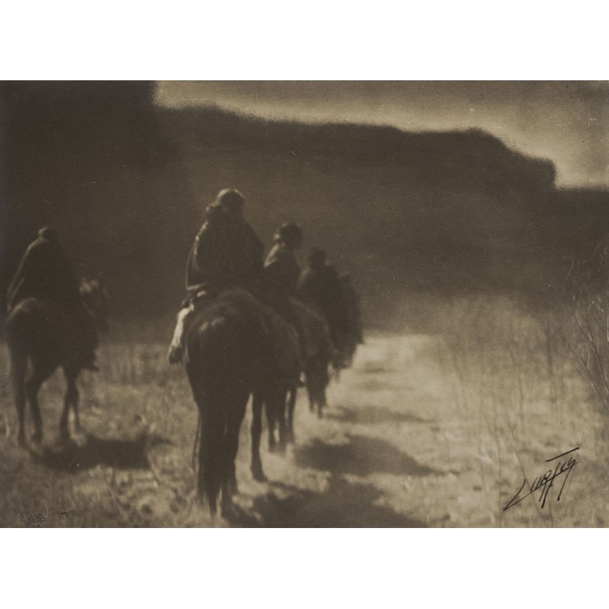Edward Curtis ''The Vanishing Race'' 1904 Platinum