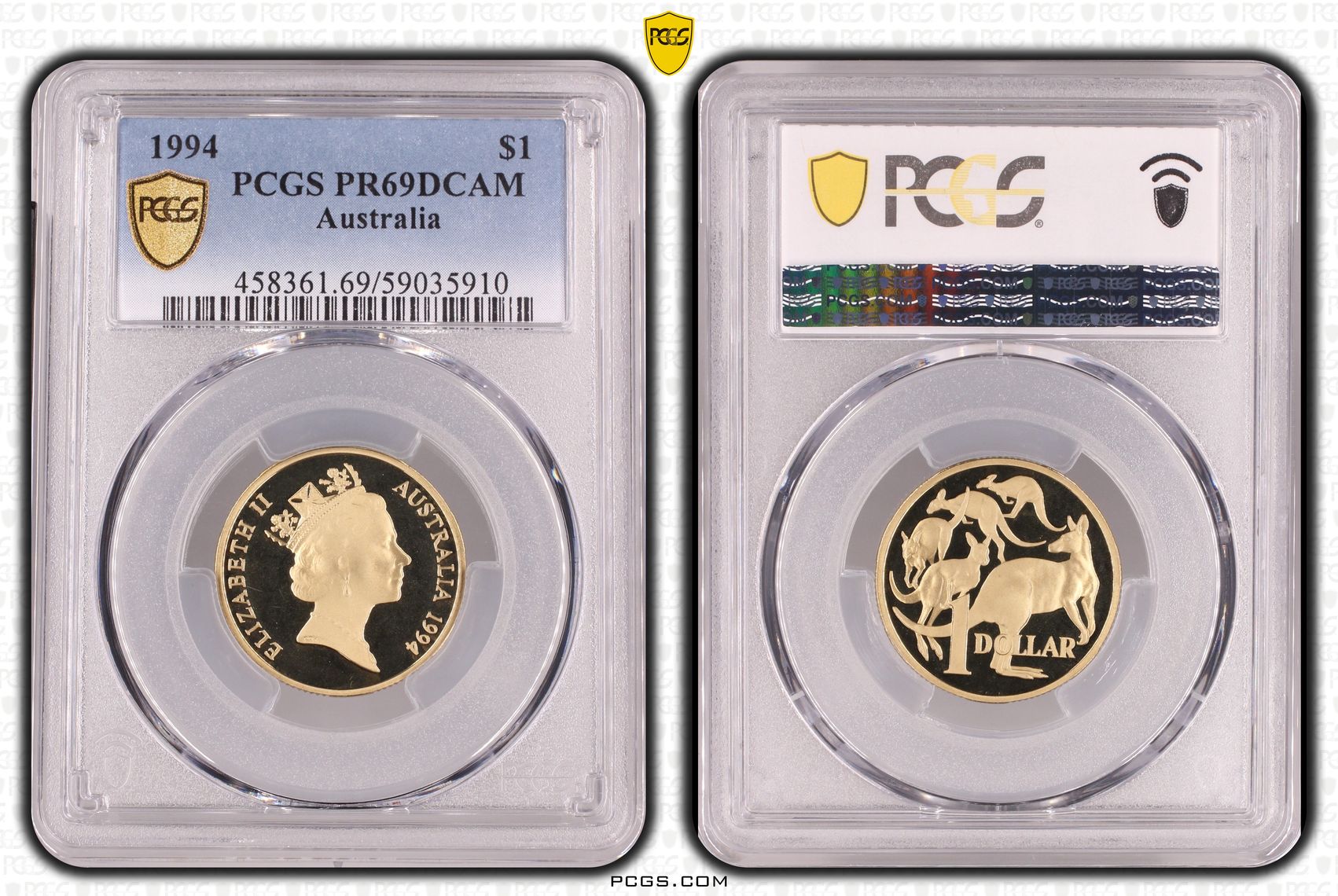 One Dollar, 1994, PCGS PR69DCAM
