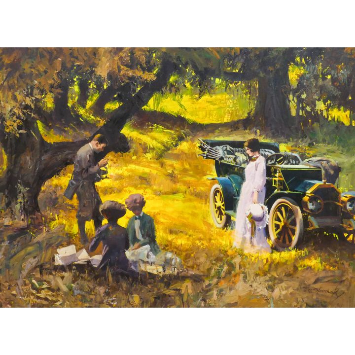 Oleg Stavrowsky ''A Gentler Time'' Oil
